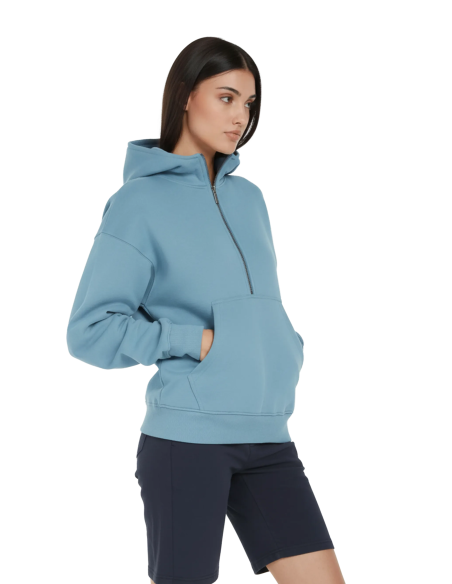 EPF-EP314-Women's Half Zip Hoodie 2